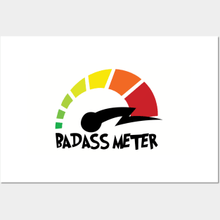 Badass Meter Posters and Art